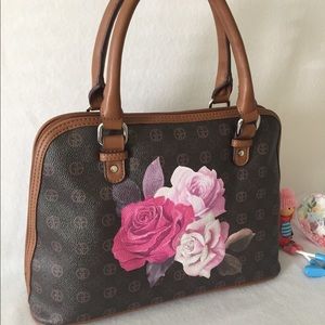 Giani Bernini Signature Rose Dome Satchel